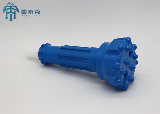 SPM65 Tungsten Carbide DTH Drill Bit อุปกรณ์เจาะหินขนาด 66 มม