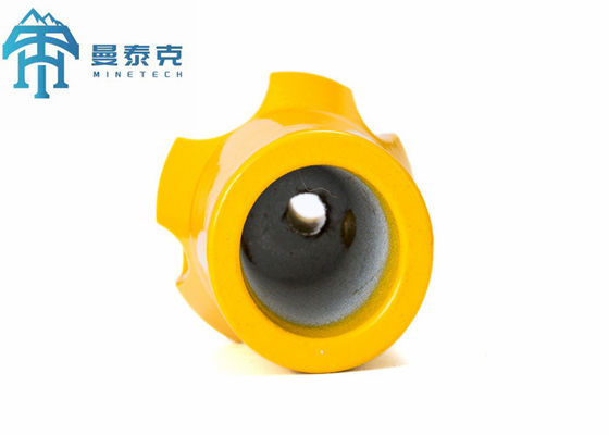 บิตปุ่มเรียวชุบสังกะสีภายใน 45 มม. สำหรับการเจาะฮาร์ดร็อค