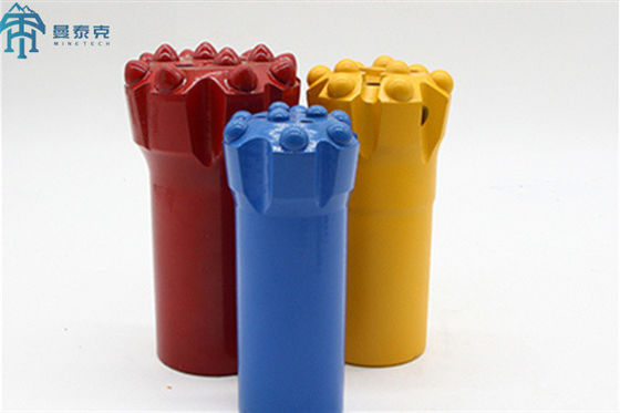 R32 51mm Rock Drilling Bit ปุ่มเกลียวทังสเตนคาร์ไบด์