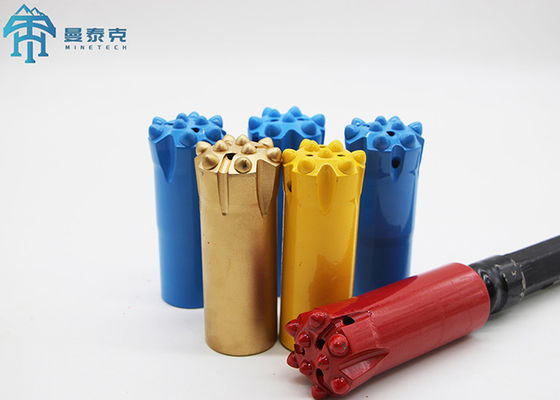 R32 ปุ่มเกลียว Bit Rock Drill Hard Alloy