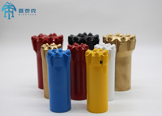 T51 89mm ปุ่มเจาะบิตเหมืองหินทังสเตนคาร์ไบด์กระทู้