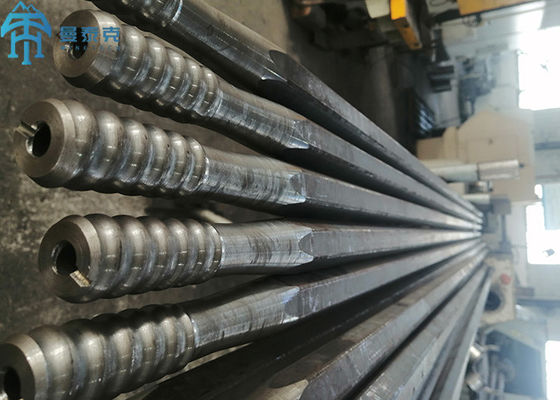 10ft 12ft 14ft Steel Drill Pipe Thread T38 T45 T51 สว่านเจาะเกลียว