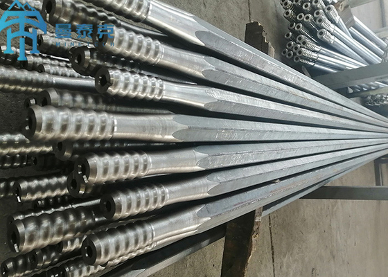 3700mm T38-H35-R32 MF Extension Drill Rod สำหรับการขุดอุโมงค์ฮาร์ดร็อค