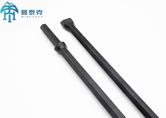 19 มิลลิเมตร พนูเมติก Hexagonal Chisel Bit Integral Steel Drill Rod สําหรับการเจาะรู Smaill