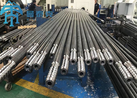 4270mm T51 Extension Thread Drill Rod สำหรับการเจาะอุโมงค์ฮาร์ดร็อค