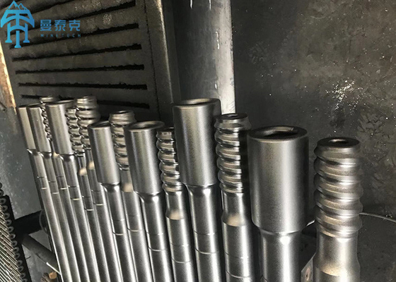 Top Hammer Rock Tools R32 Hex Extension Thread Drill Rod สําหรับการทําเหมืองแร่และการขุดหิน