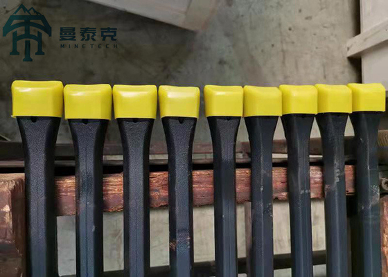 การขุดการขุดหิน Hex 22 * ​​108mm Steel Integral Drill Rod Chisel Head
