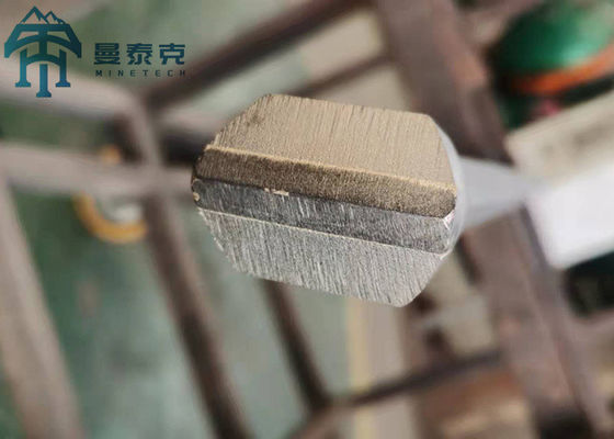 H22 108mm Hex Drill Rod Rock Drilling Hollow สำหรับการขุดใต้ดิน