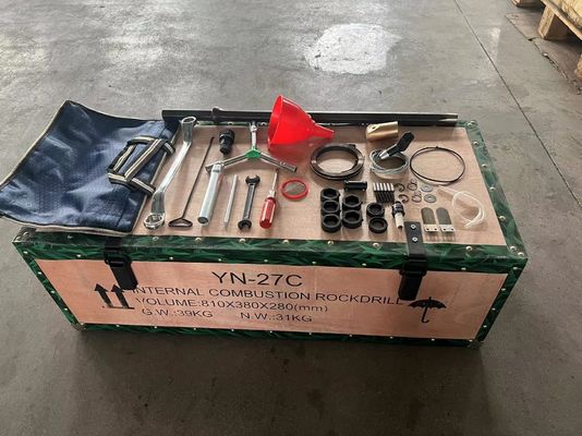 YN27C เครื่องเจาะหินปนูเมติก Pionjar 120 แจ็คฮาเมอร์สําหรับงานบด