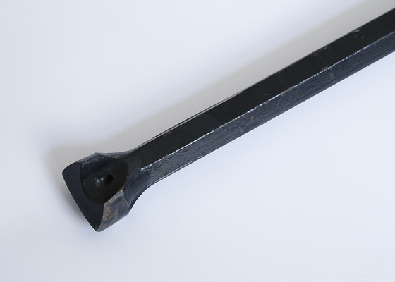 Hexagonal 22mm Plug Hole Integral Drill Steel Or Rock Drill Rod สําหรับหินเหมืองแร่ เครื่องมือเจาะหิน