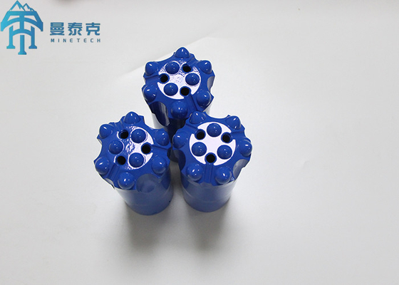 หน้าเรียบ 89mm T51 Thread Button Bit สําหรับเหมืองแร่ใต้ดิน