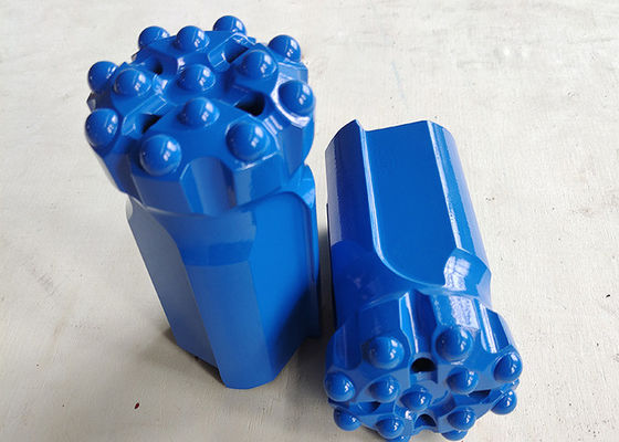 Top Hammer 76mm T45 Retract Button Bit เครื่องมือทำเหมืองคาร์ไบด์ซีเมนต์