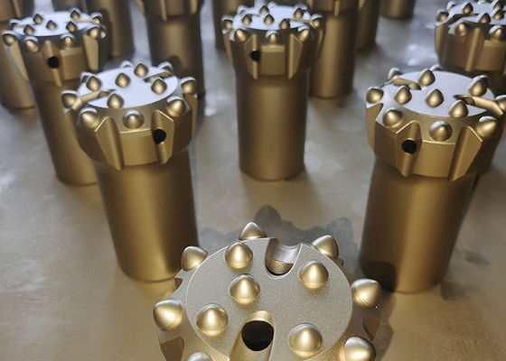 R32 76mm 45CrNi บิตปุ่มเส้นกับ 13 คาร์ไบด์สําหรับเครื่องมือเจาะหมักสูง