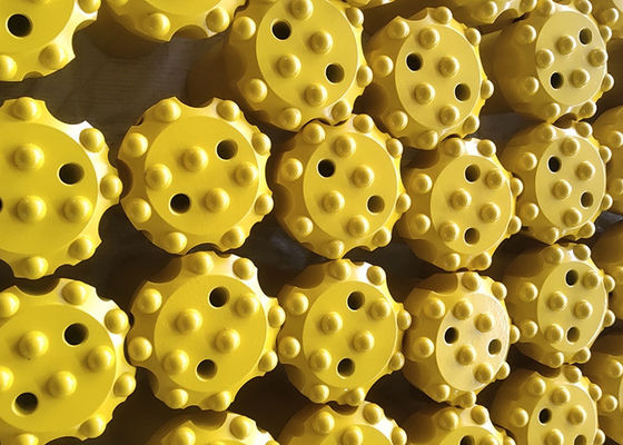 76mm T38 T45 R32 Thread Button Bit Rock Drilling สําหรับการขุดหินและการทําเหมืองแร่