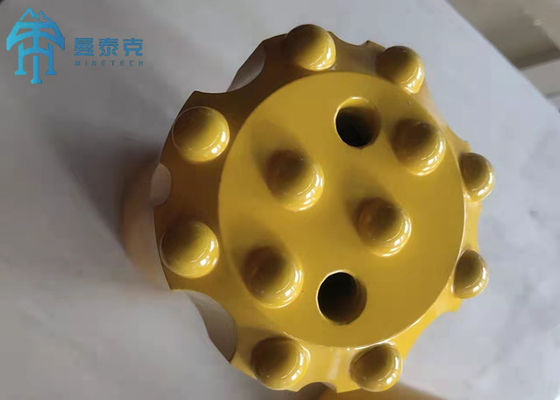 76mm T38 T45 R32 Thread Button Bit Rock Drilling สําหรับการขุดหินและการทําเหมืองแร่