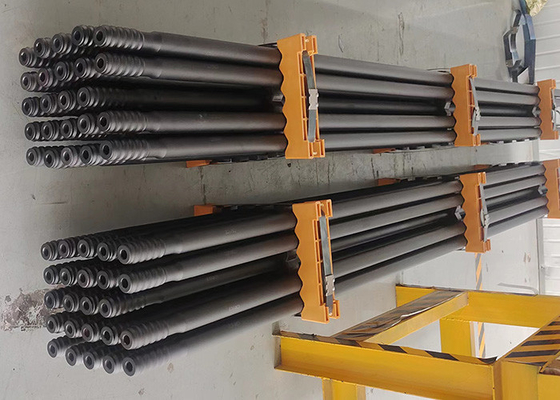 รูปทรงกลม กระดานขยาย การเหมืองแร่ เครื่องมือเจาะหิน T38 Thread Drill Rod