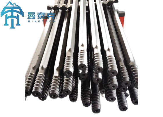 ร่างหกเหลี่ยม 32 มม R38 Thread Drill Rod CNC Tophammer อุปกรณ์เจาะ
