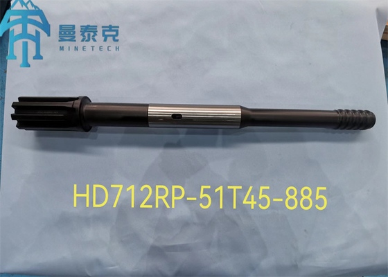 Thread T38 Shank Adapter for Tunneling Top Hammer Drill Tools with 380mm Length for Drifting and Tunneling Applications เครื่องมือเจาะหมัดบนที่มีความยาว 380 มม สําหรับการเคลื่อนไหวและการเจาะอุโมงค์