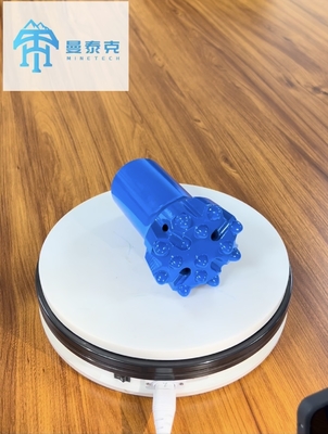 102MM-T38 เครื่องเจาะปุ่มสําหรับเครื่องเจาะ ส่วนประกอบเครื่องเจาะแร่ที่จําเป็น