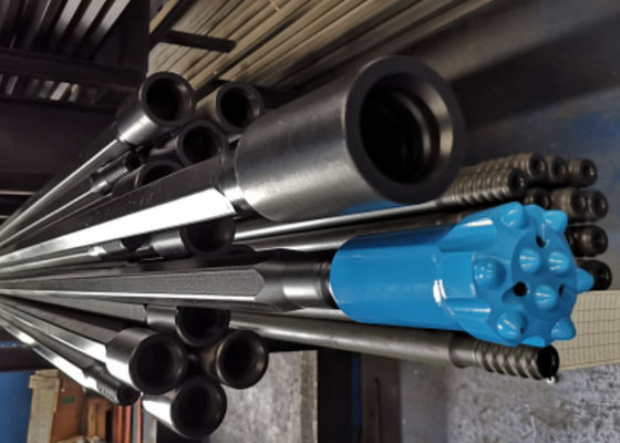 T38 Speed Rod MF 3660mm Thread Drill Rod สําหรับการเจาะหินแข็ง