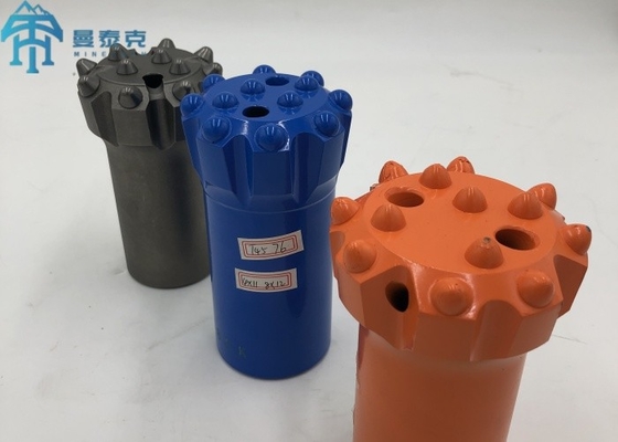 115mm T51 Thread Button Drill Bit สําหรับ Belt Road การขุดเหมืองอุโมงค์