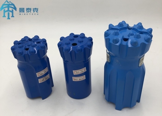 76mm - T45 ปุ่มเกลียว Bits เครื่องมือเจาะหินทังสเตนคาร์ไบด์