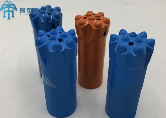76mm T45 Threaded Button Bit สําหรับการก่อสร้างอุโมงค์และการเหมืองแร่ที่เปิดพร้อมความสามารถในการเหมืองแร่ใต้ดิน