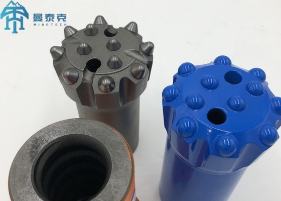 T38 89mm Thread Rock Drill Button Bits บิตการเจาะสําหรับการเจาะหินและการเหมืองแร่