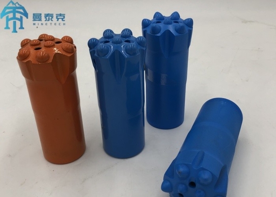 R32 48MM Thread Button Drill Bit กลมและบัลลิสติก หินเจาะ Bit