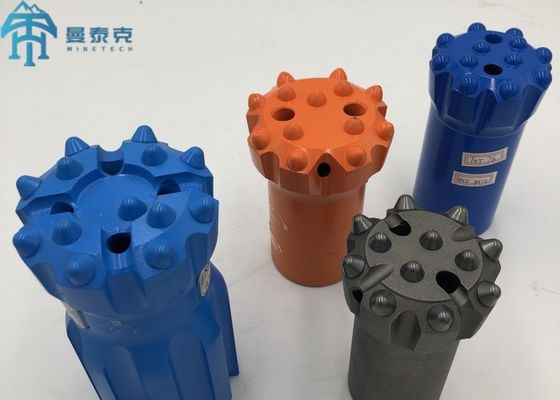 T51 102mm Thread Button Drill Bit อะไหล่เครื่องขุดแร่ที่จําเป็นสําหรับการเจาะรู