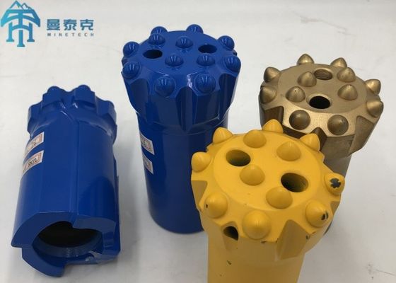 T51 102mm Thread Button Drill Bit อะไหล่เครื่องขุดแร่ที่จําเป็นสําหรับการเจาะรู