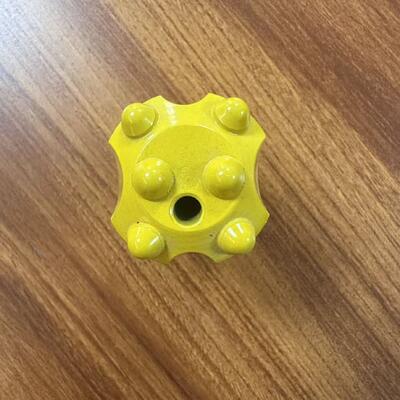 ดอกสว่านเจาะหินแบบเรียว 36 มม. 6 ปุ่ม สำหรับการเจาะหินและงานเหมือง