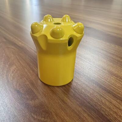 ดอกสว่านเจาะหินแบบเรียว 36 มม. 6 ปุ่ม สำหรับการเจาะหินและงานเหมือง