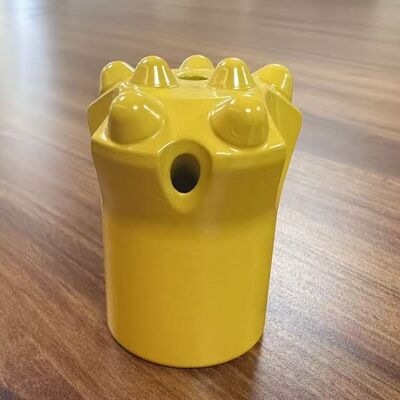 บิตเจาะหินแข็งกระชับ 7 11 12 องศา บิตเจาะปุ่มสําหรับเหมืองแร่