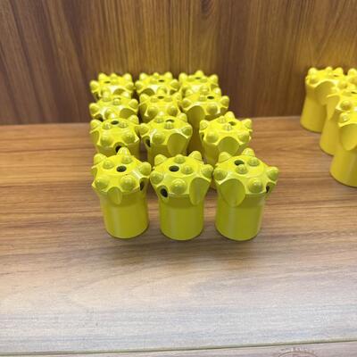 Tapered Threaded Button Drill Bits Rock Drilling Tools For Mining And Quarrying