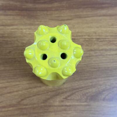 76mm T38 Thread Button Bit สําหรับการเสริมท่อและการเจาะแอนเกอร์