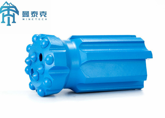 115mm T51 Retract Button Bit ทังสเตนคาร์ไบด์ไฮดรอลิคฮาร์ดร็อคเจาะเกลียว