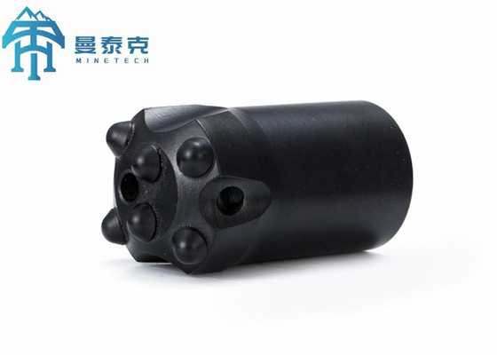 11 องศา โบรค้า 32 มิลลิเมตร 6 ปุ่ม Taper Drill Bit สําหรับการเหมืองแร่ การระเบิดอุโมงค์