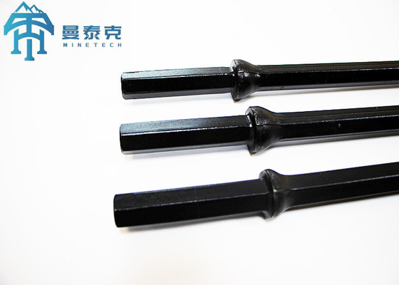H22x108mm Rock Drilling Taped Drill Rod, 11°, 6 Inch