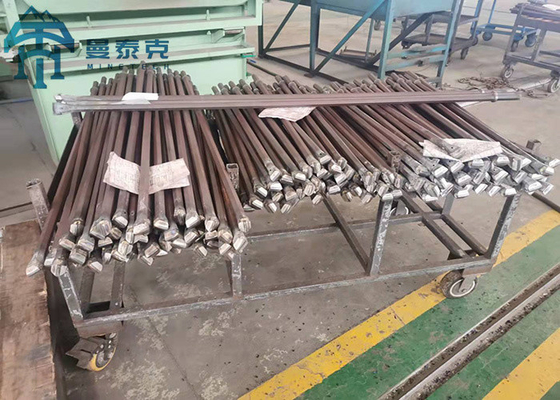 การขุดใต้ดิน Hex 22mm Integral Drill Rod ความยาว 800mm