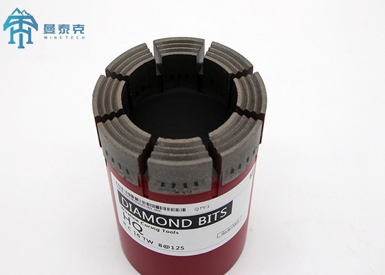 MTH Diamond 65Mn ฮาร์ดร็อคสว่าน Bit, Polycrystalline HQ Core Drill Bit