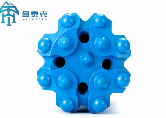 T45 89mm Thread Button Bit Drop Center Top Hammer การเจาะหิน
