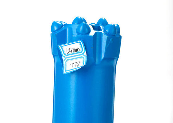 48 มม. R32 เกลียวปุ่มการขุดถ่านหินบิตการใช้งานเหมืองหิน