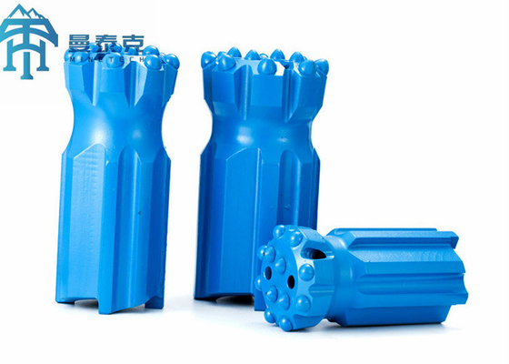 บิตปุ่ม Retract T51 สีน้ำเงิน 89 มม. Drop Center Rock Dth Drilling Tools