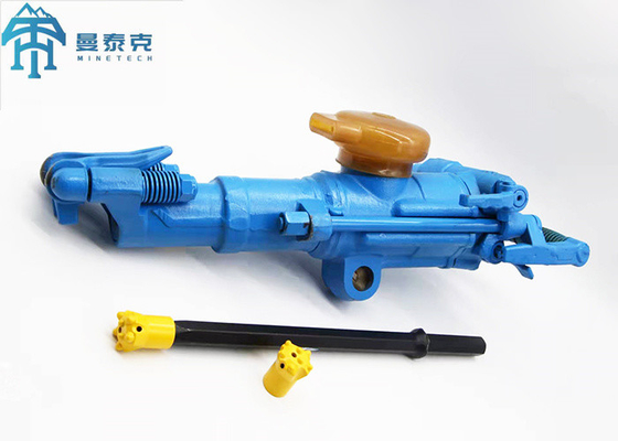 กระบวนการตีเครื่องเจาะหินด้วยลมพร้อม Air Leg YT29A