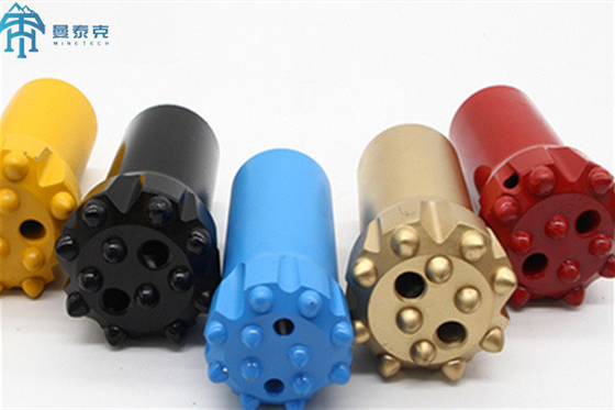 T45 76mm Thread Mining Button Bit เครื่องมือขุดเจาะหิน