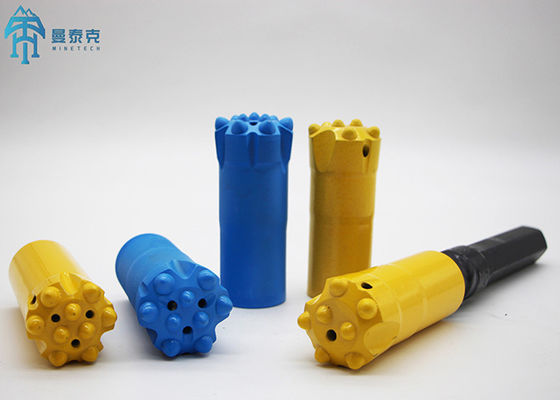 43-127 มม กว้าง H Thread หินเจาะ Bits ตลอดเวลาแก้ไขการเหมืองหิน