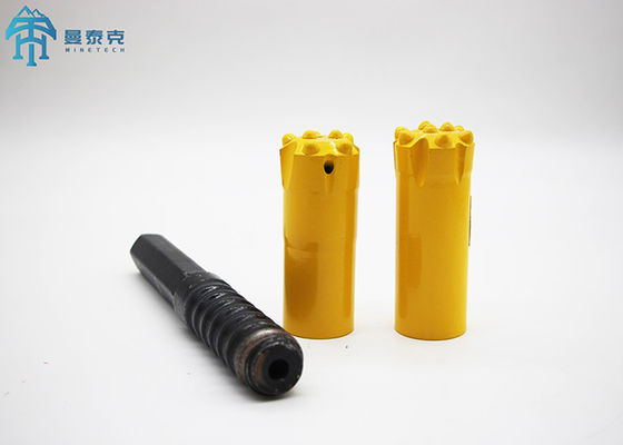 Tungsten Carbide Thread Button Bit R32 64mm CNC Milling เครื่องบด