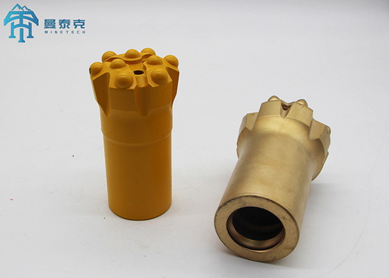 89mm R32 Retrac การเจาะ Bit ท็อปฮาเมอร์ thread Button Bit สําหรับการทําเหมืองแร่