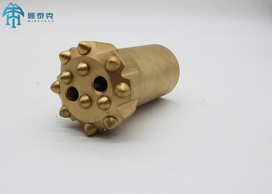 89mm R32 Retrac การเจาะ Bit ท็อปฮาเมอร์ thread Button Bit สําหรับการทําเหมืองแร่